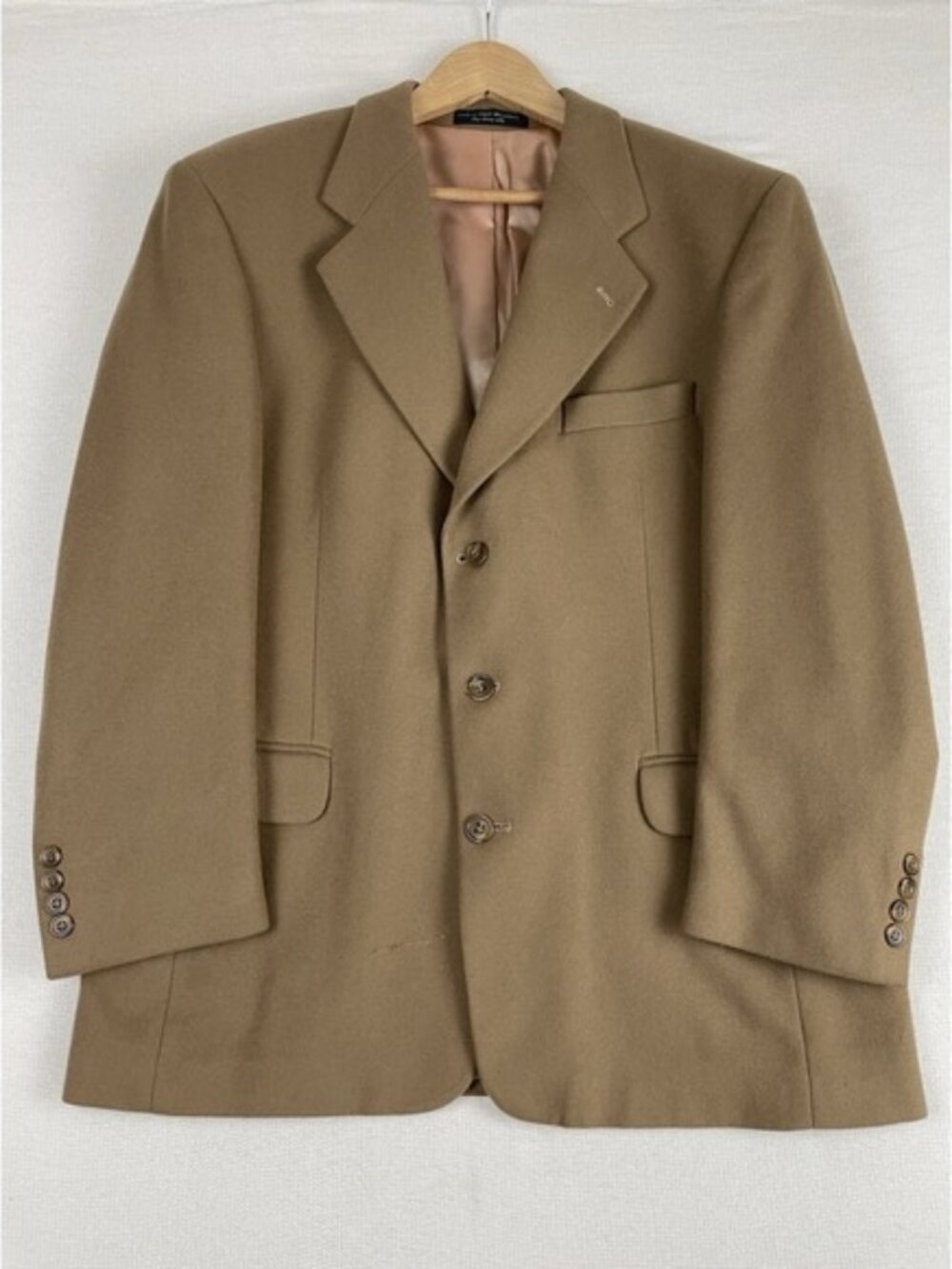 GIANFRANCO RUFFINI Size 42S Brown Cashmere Blend Sports‎ Coat Woven Italy